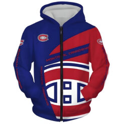 Montreal Canadiens 2 Hoodie Zip Hoodie 3D