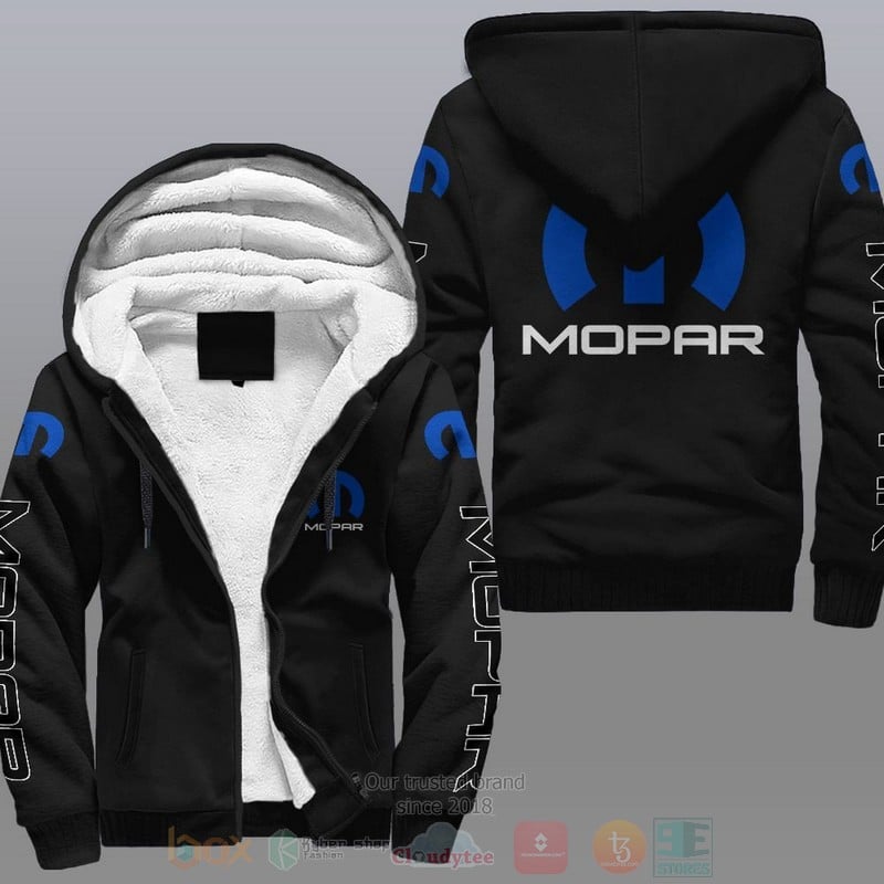 Mopar Black Fleece Jacket 1 Mopar Black Fleece Jacket