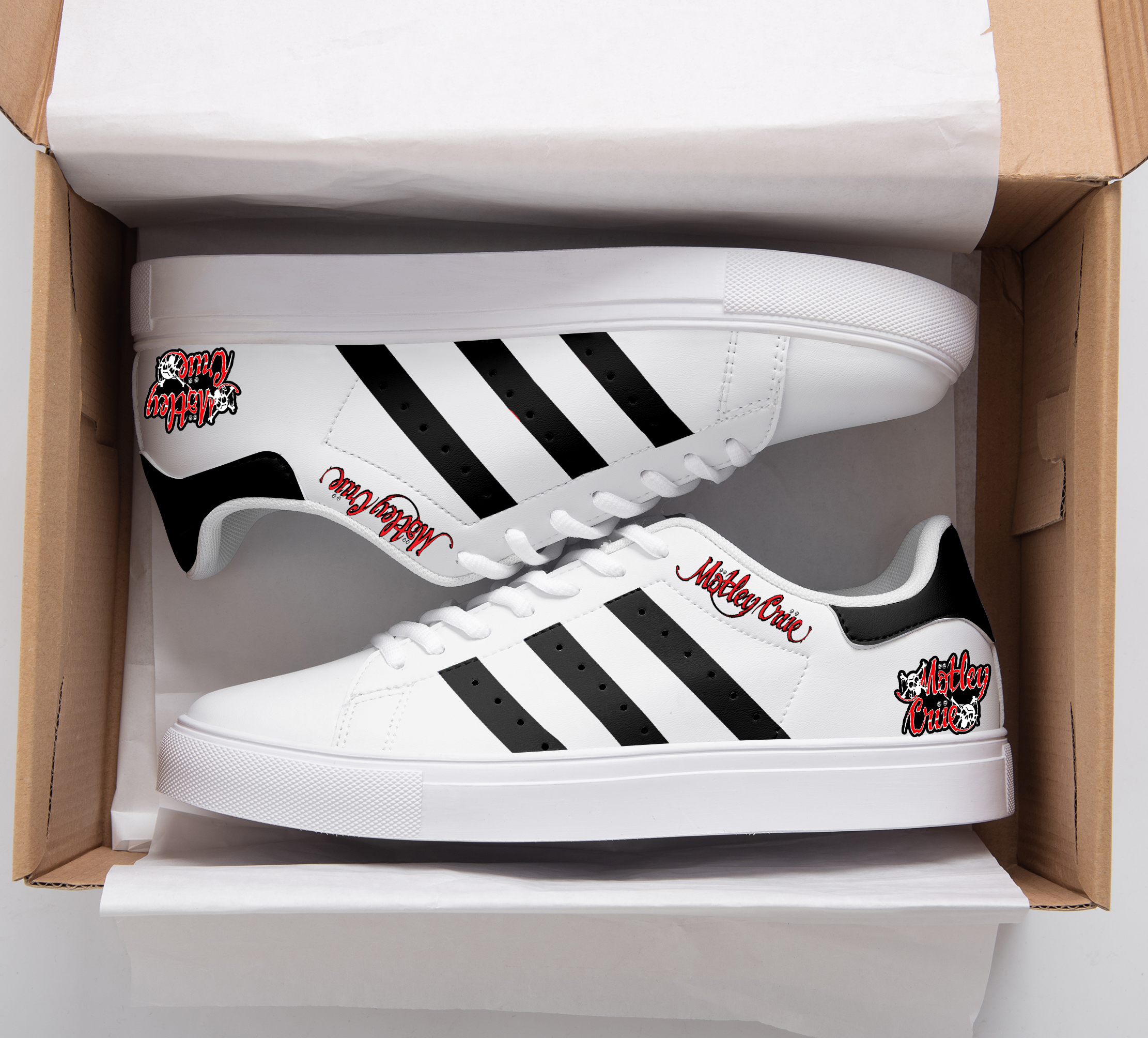 Motley Crue A1 Stan Smith Shoes 1 Motley Crue A1 Stan Smith Shoes