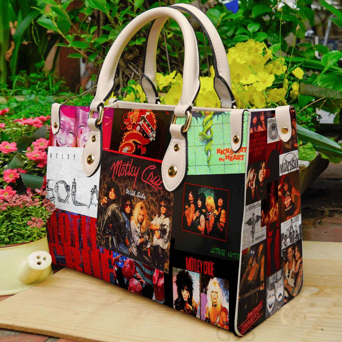 Motley Crue Leather Handbag 1 Motley Crue Leather Handbag