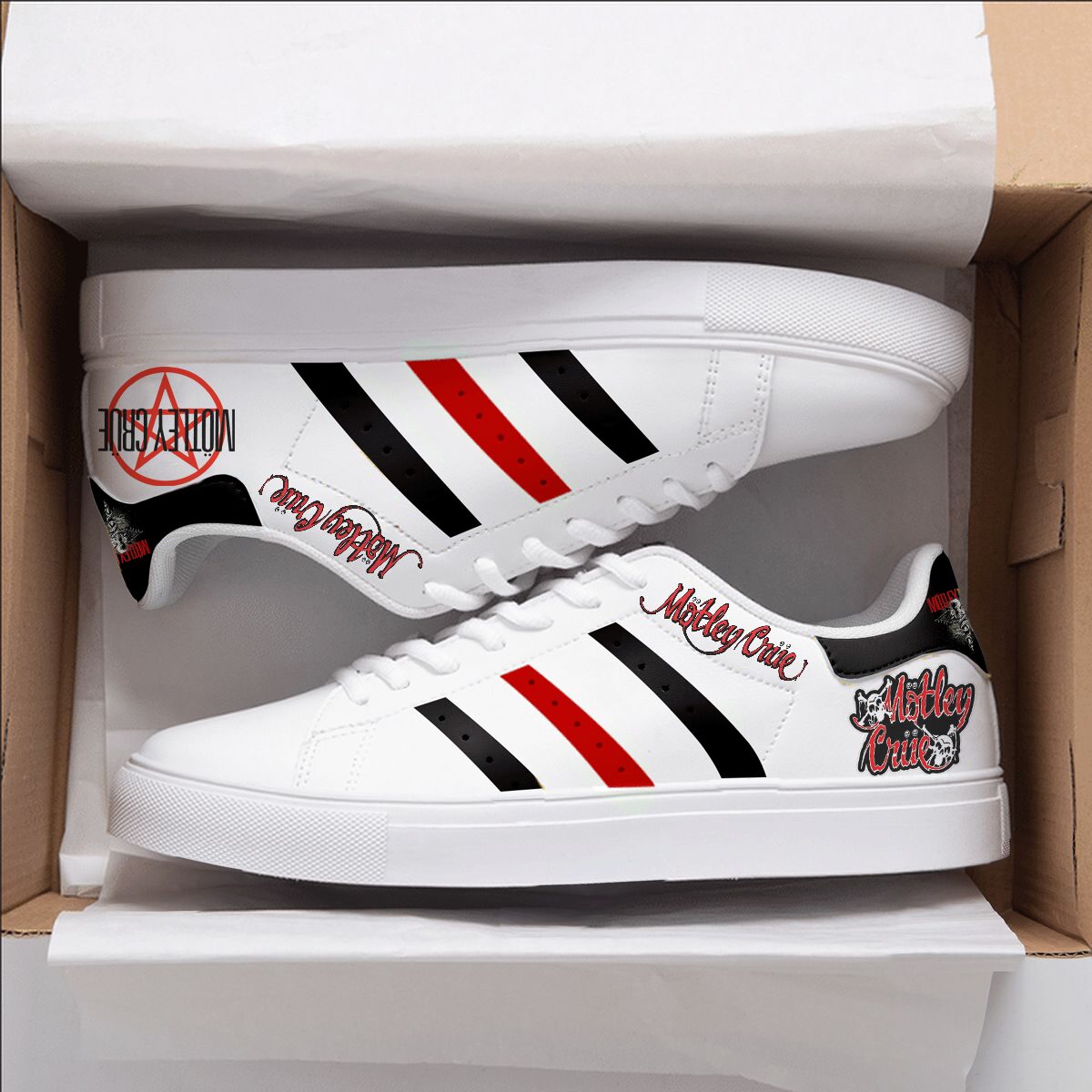 Motley Crue Stan Smith Shoes 1 Motley Crue Stan Smith Shoes