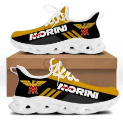 Moto Morini Yellow White Max Soul Shoes