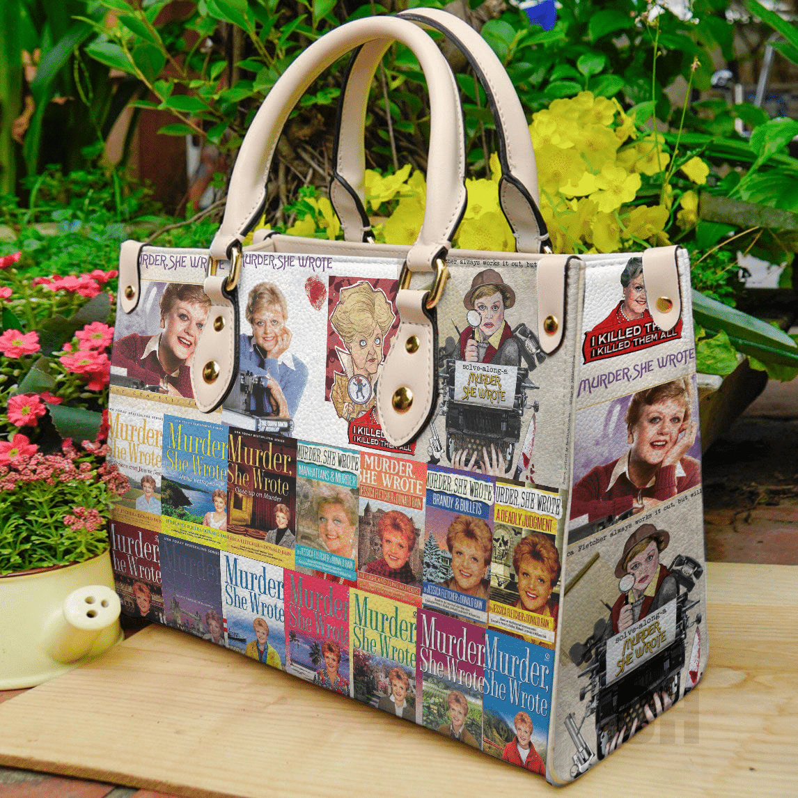 Murder She Wrote Leather Handbag 1 Murder She Wrote Leather Handbag