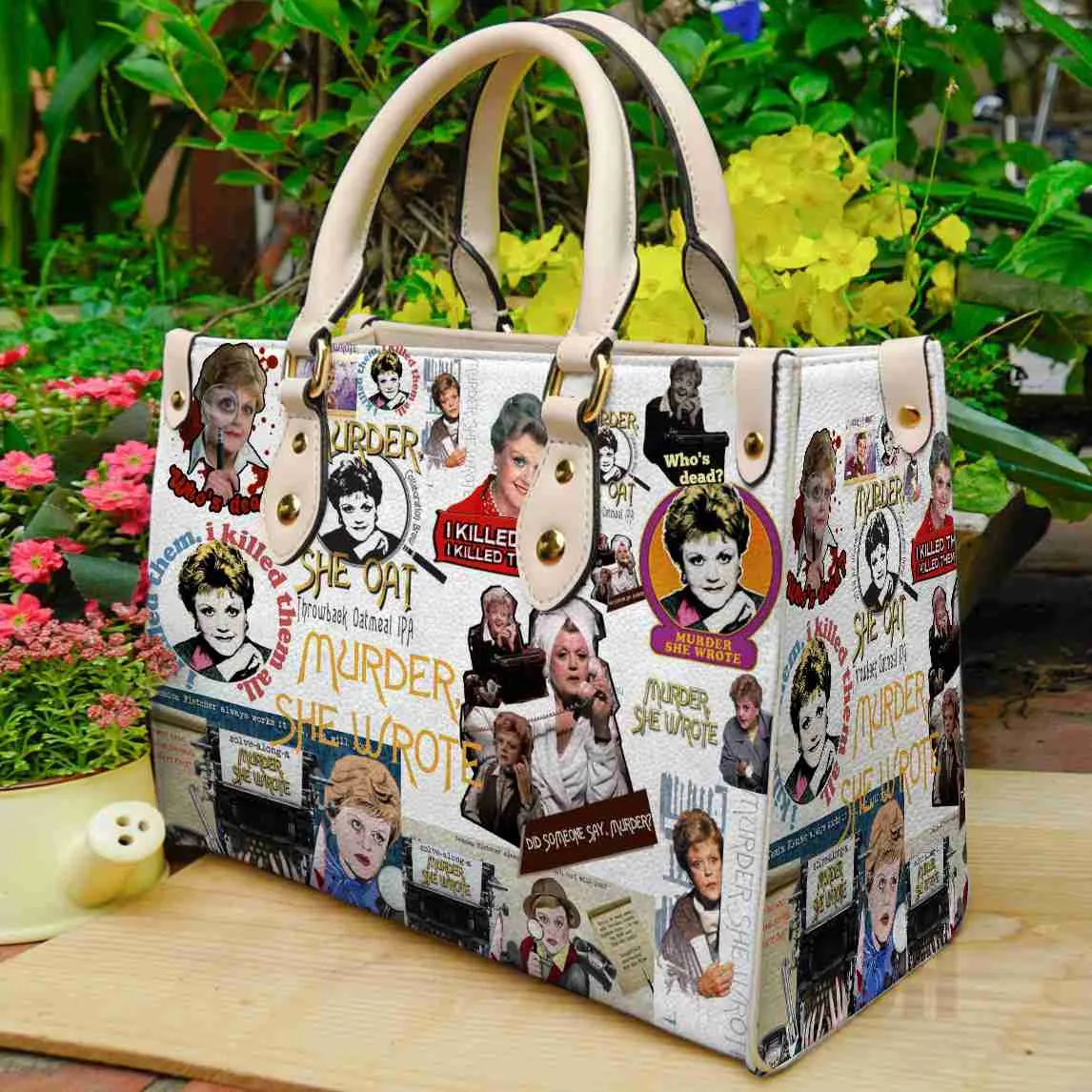 Murder She Wrote Leather Handbag 1 Murder She Wrote Leather Handbag