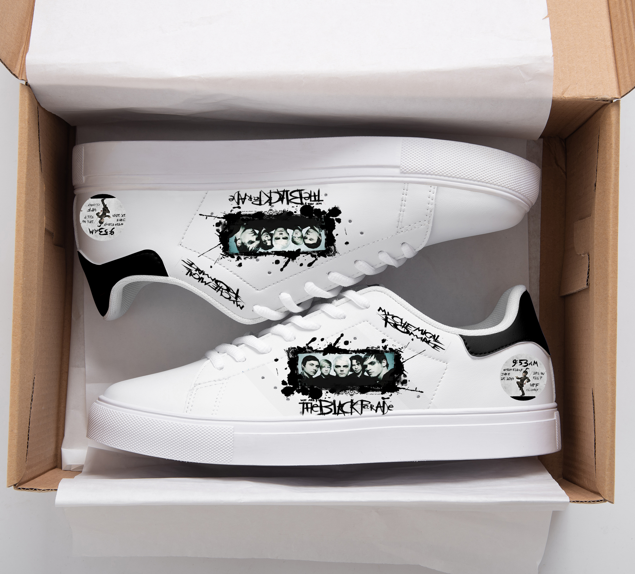 My Chemical Romance A2 Stan Smith Shoes 1 My Chemical Romance A2 Stan Smith Shoes
