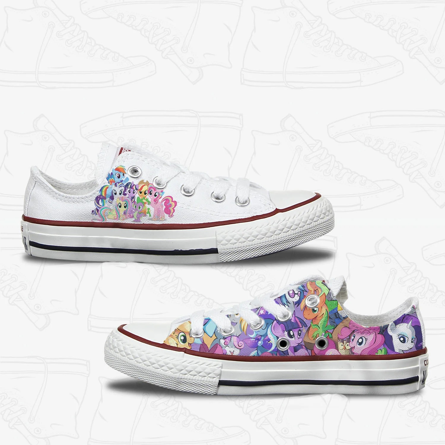 My Little Pony Low Top Shoes 1 My Little Pony Low Top Shoes