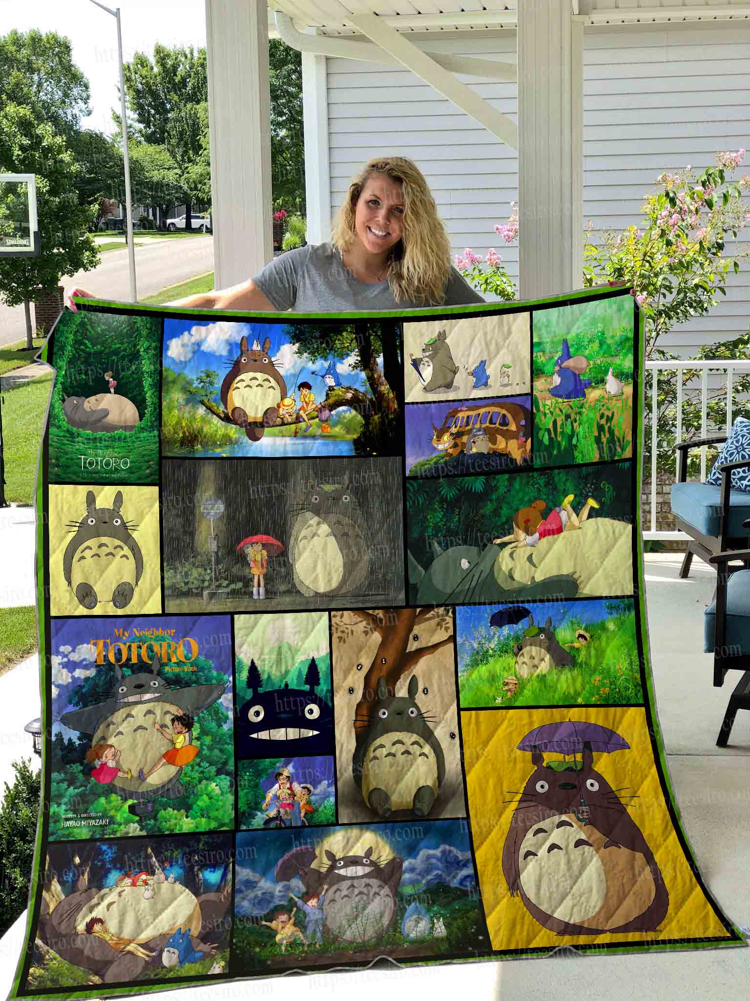 My Neighbor Totoro A1 Blanket 1 My Neighbor Totoro A1 Blanket