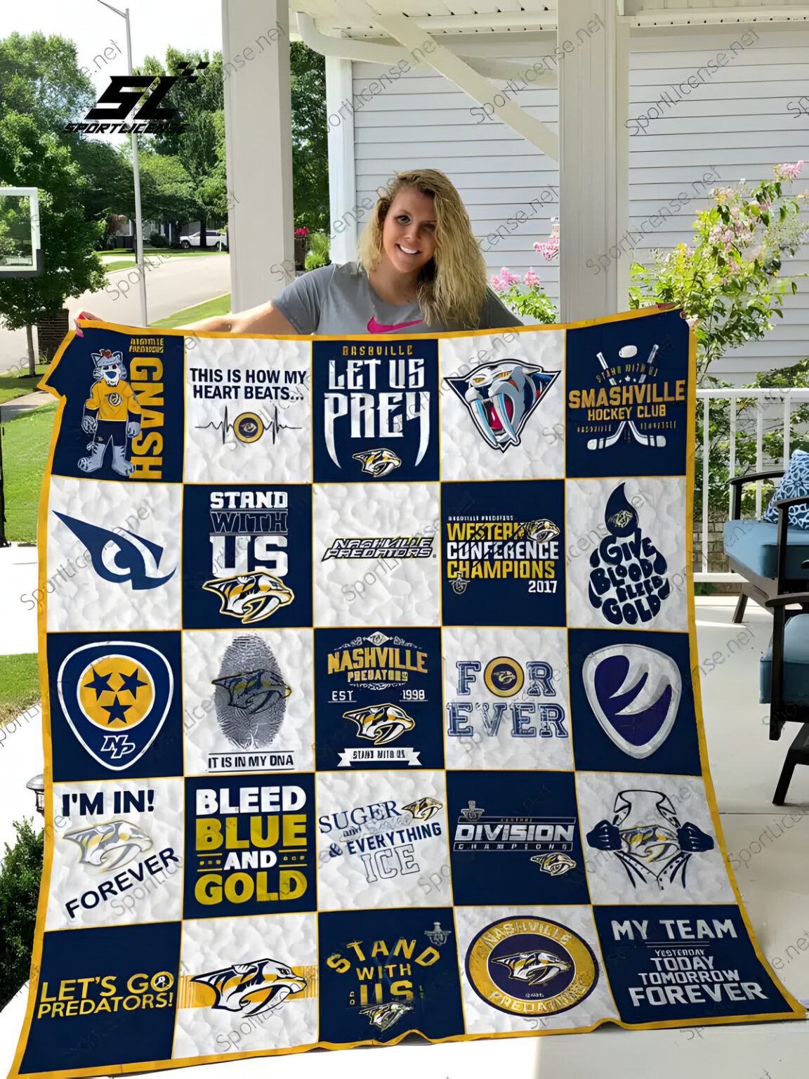 Nashville Predators Blanket 1 Nashville Predators Blanket