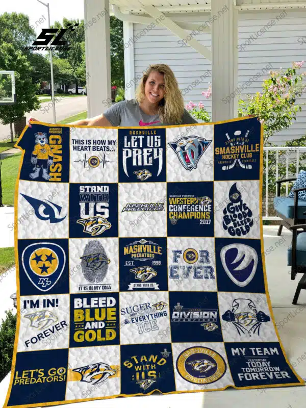 Nashville Predators Blanket 1 Nashville Predators Blanket