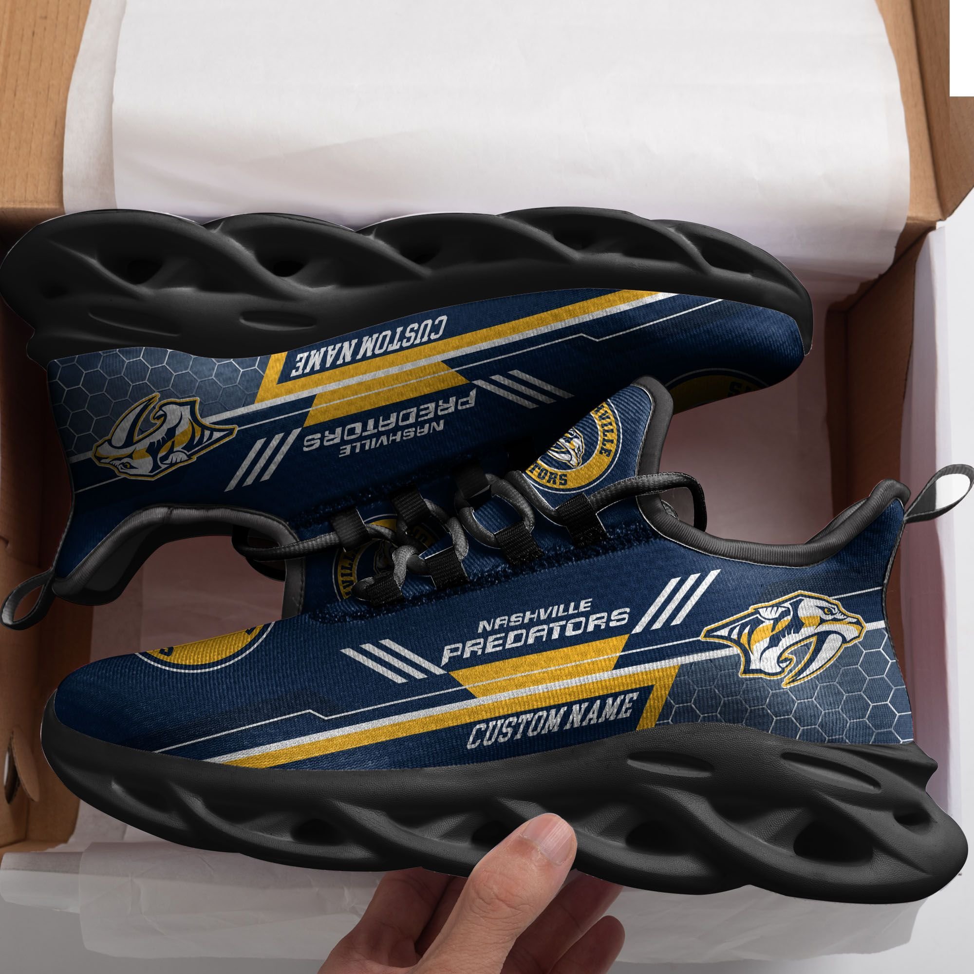 Nashville Predators Max Soul Shoes Shoes 1 Nashville Predators Max Soul Shoes Shoes
