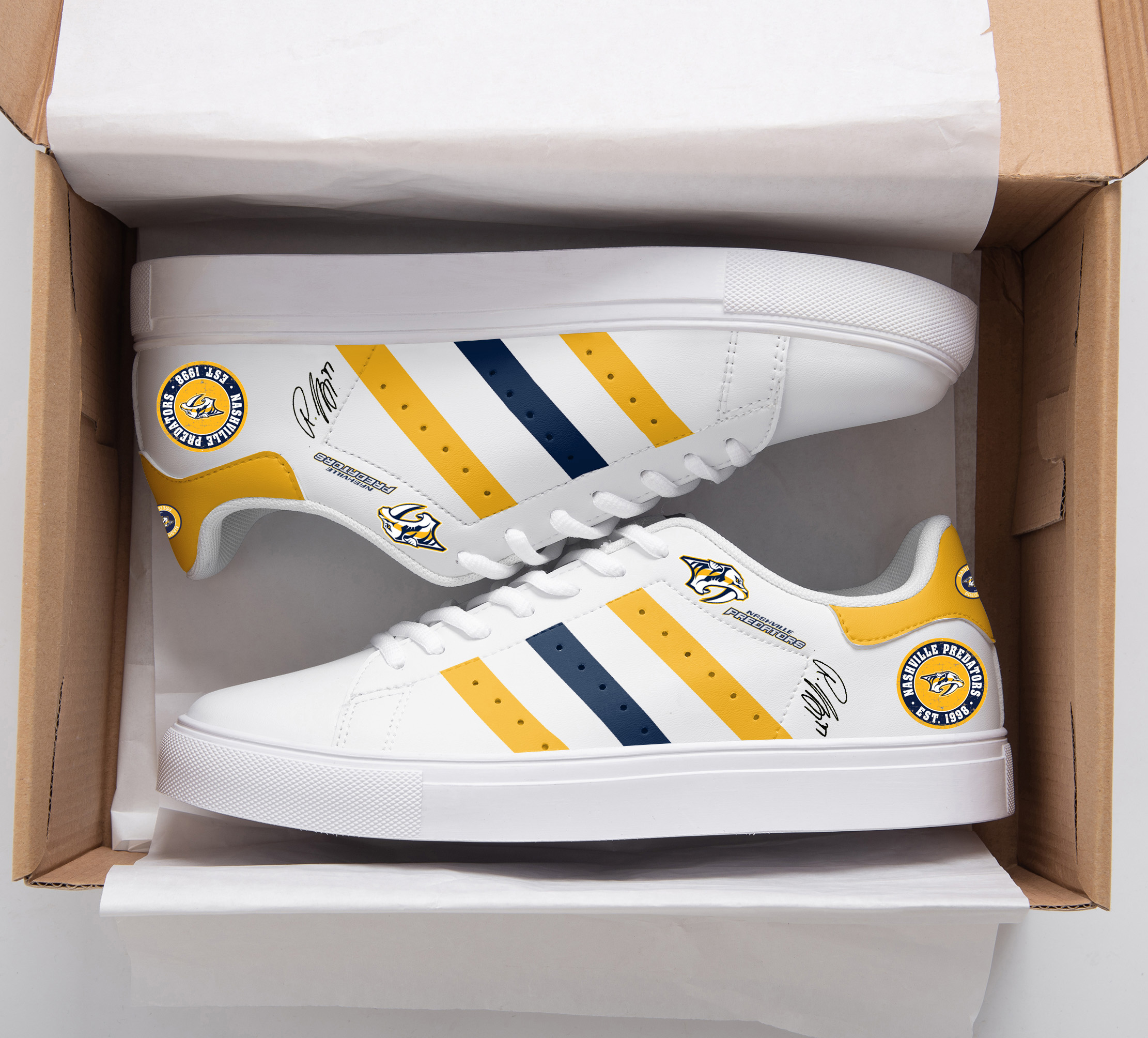 Nashville Predators Stan Smith Shoes 1 Nashville Predators Stan Smith Shoes