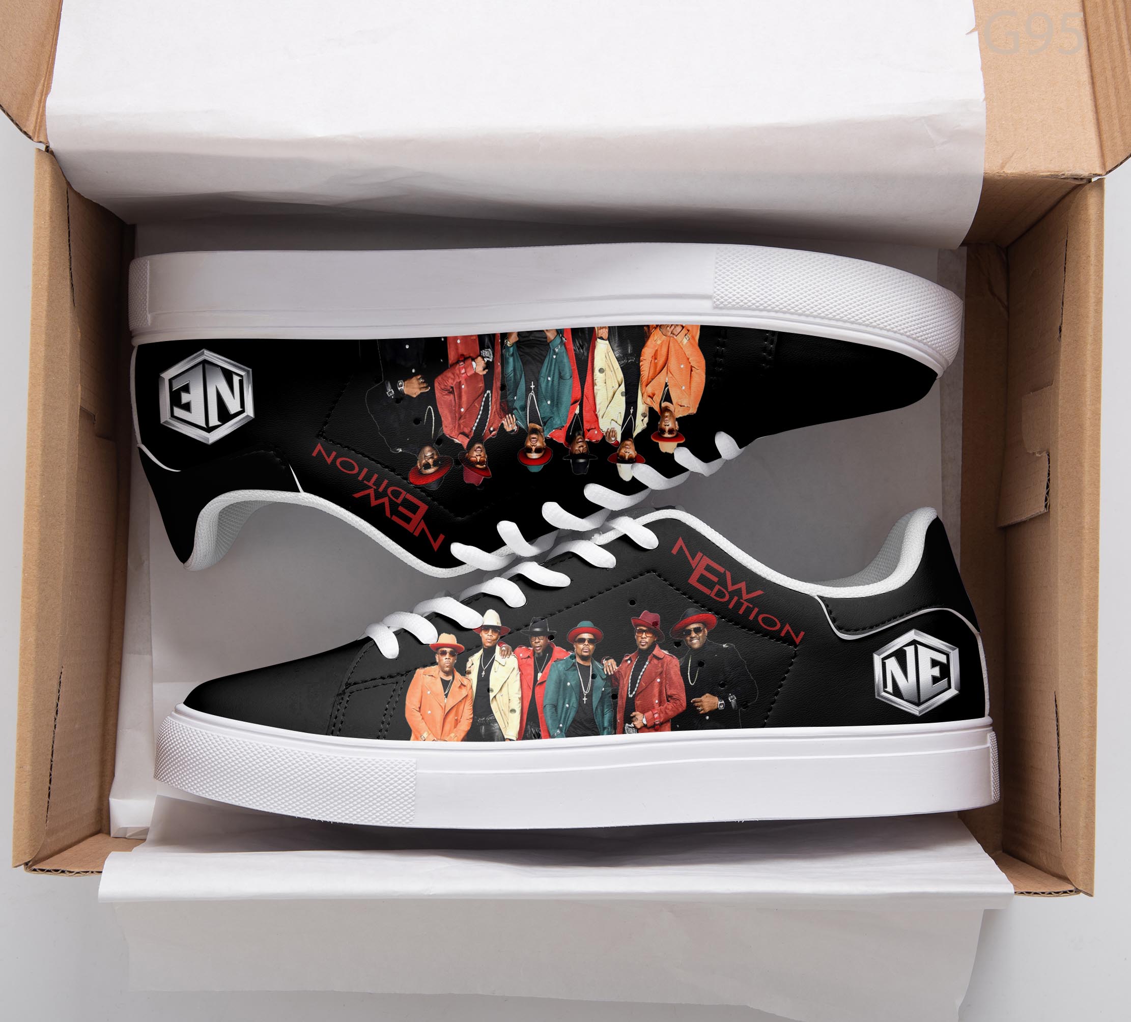 New Edition A1 Black Stan Smith Shoes 1 New Edition A1 Black Stan Smith Shoes