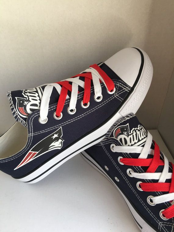 New England Patriots 1G Low Top Shoes 1 New England Patriots 1G Low Top Shoes