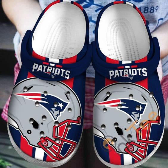 New England Patriots 1G Soft Clogs 1 New England Patriots 1G Soft Clogs