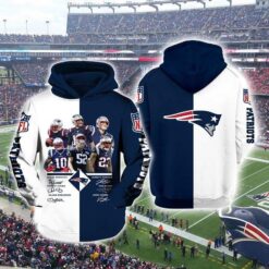 New England Patriots Hoodie Zip Hoodie 3D