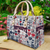 New England Patriots I0 Leather Handbag