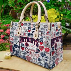 New England Patriots I0 Leather Handbag