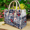 New England Patriots Leather Handbag