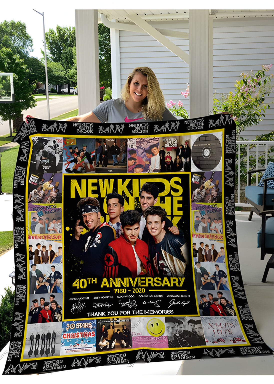 New Kids On The Block Blanket 1 New Kids On The Block Blanket