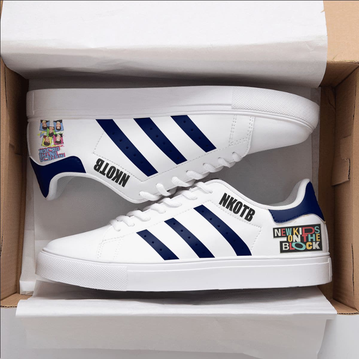 New Kids On The Block Nkotb Stan Smith Shoes 1 New Kids On The Block Nkotb Stan Smith Shoes