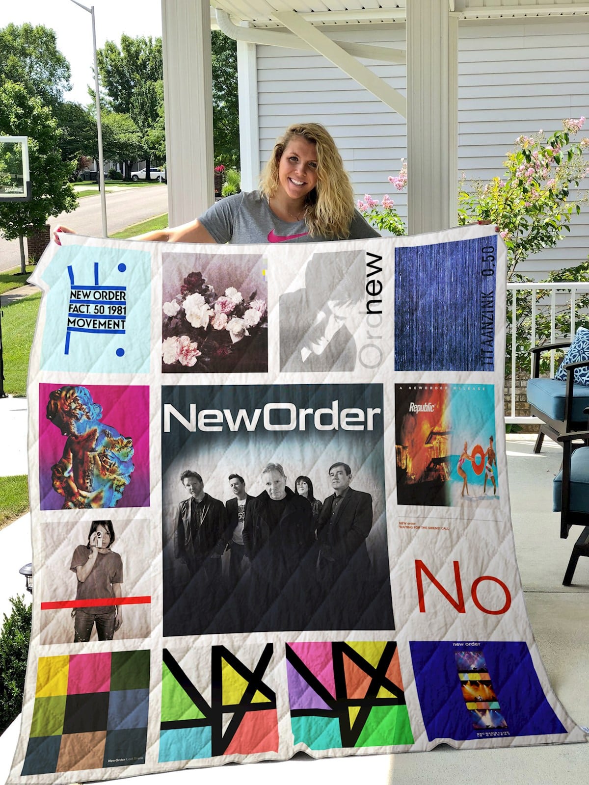 New Order Band Blanket 1 New Order Band Blanket