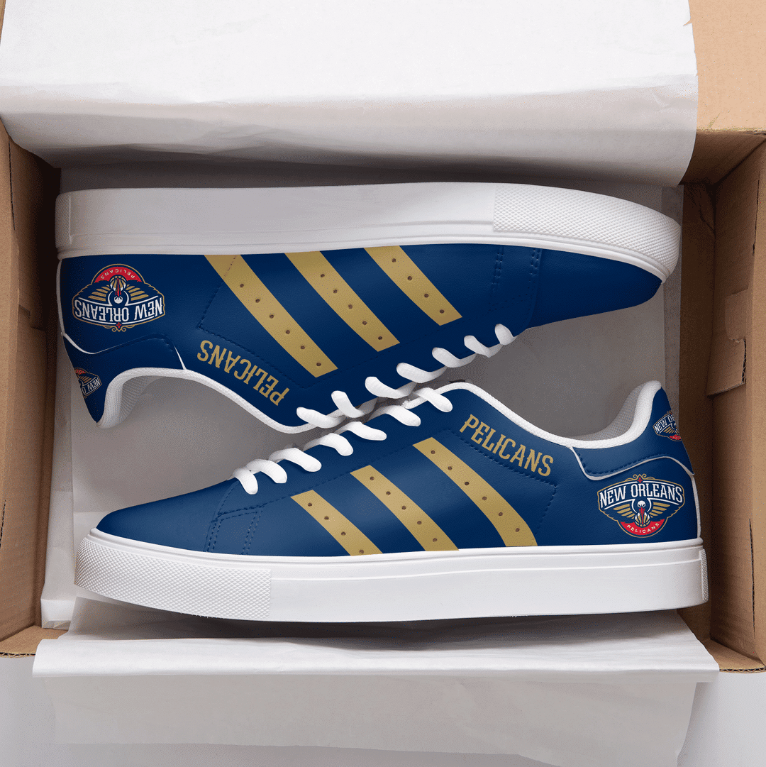 New Orleans Pelicans Stan Smith Shoes 1 New Orleans Pelicans Stan Smith Shoes