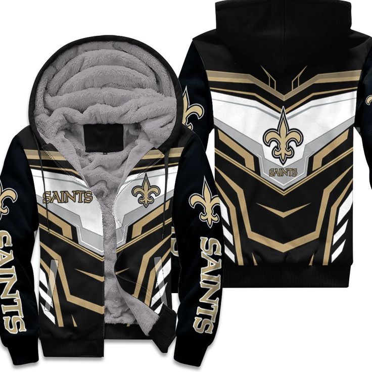 New Orleans Saints 1 Fleece Jacket 1 New Orleans Saints 1 Fleece Jacket