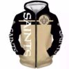 New Orleans Saints 1 Hoodie Zip Hoodie 3D