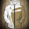 New Orleans Saints 4 Hoodie Zip Hoodie 3D