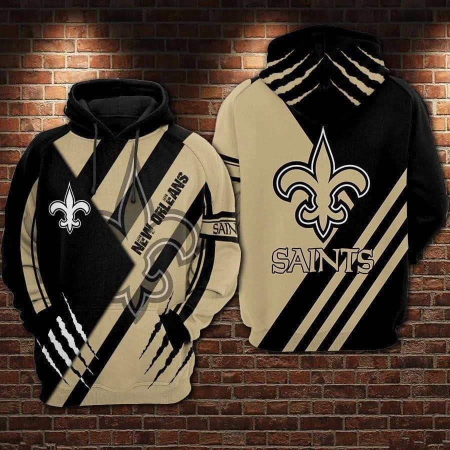 New Orleans Saints 5 Hoodie Zip Hoodie 3D 1 New Orleans Saints 5 Hoodie Zip Hoodie 3D