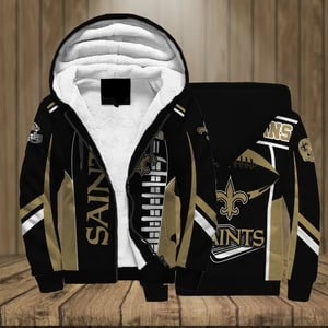 New Orleans Saints A0 Fleece Jacket 1 New Orleans Saints A0 Fleece Jacket