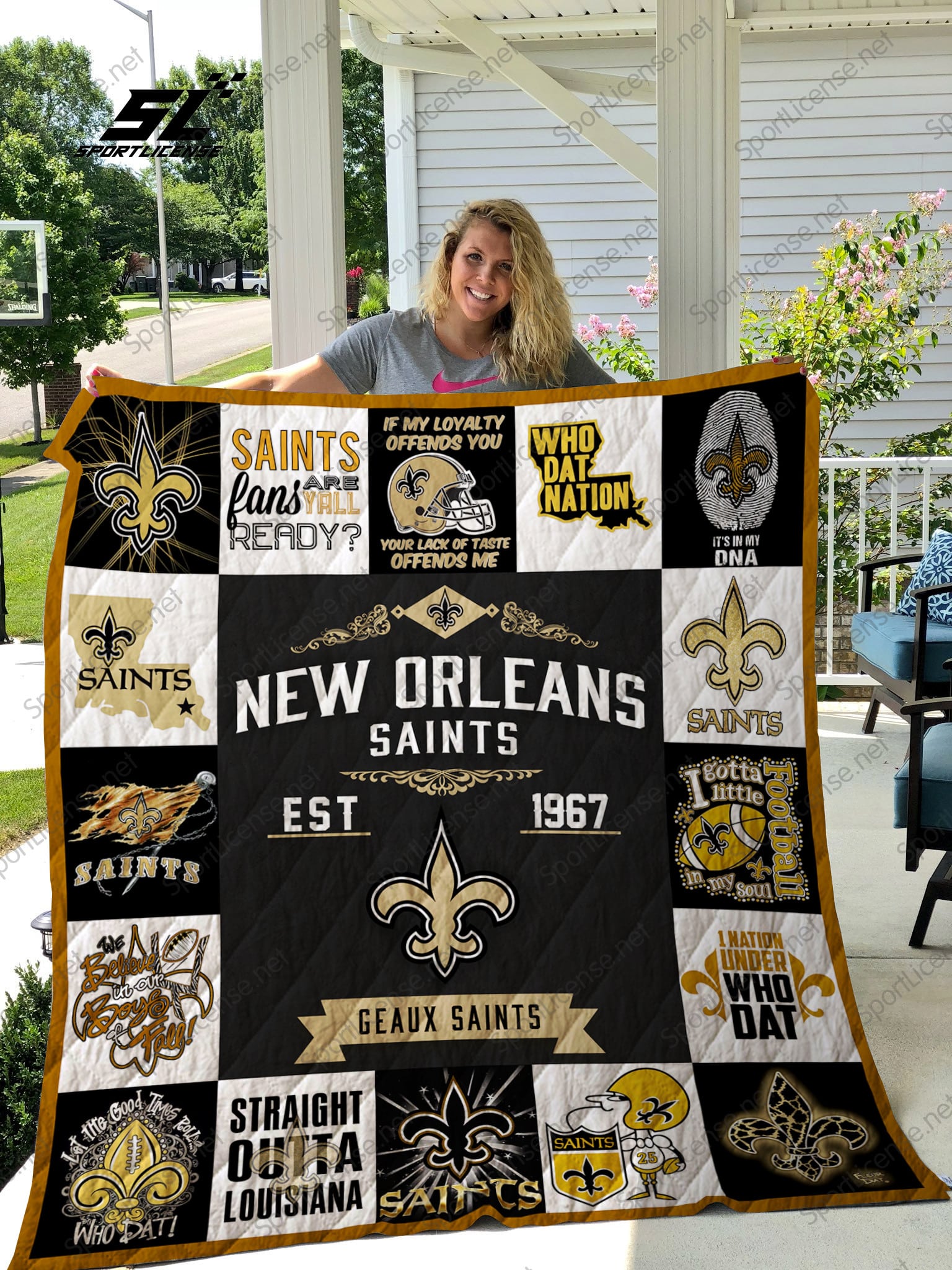 New Orleans Saints Blanket 1 New Orleans Saints Blanket