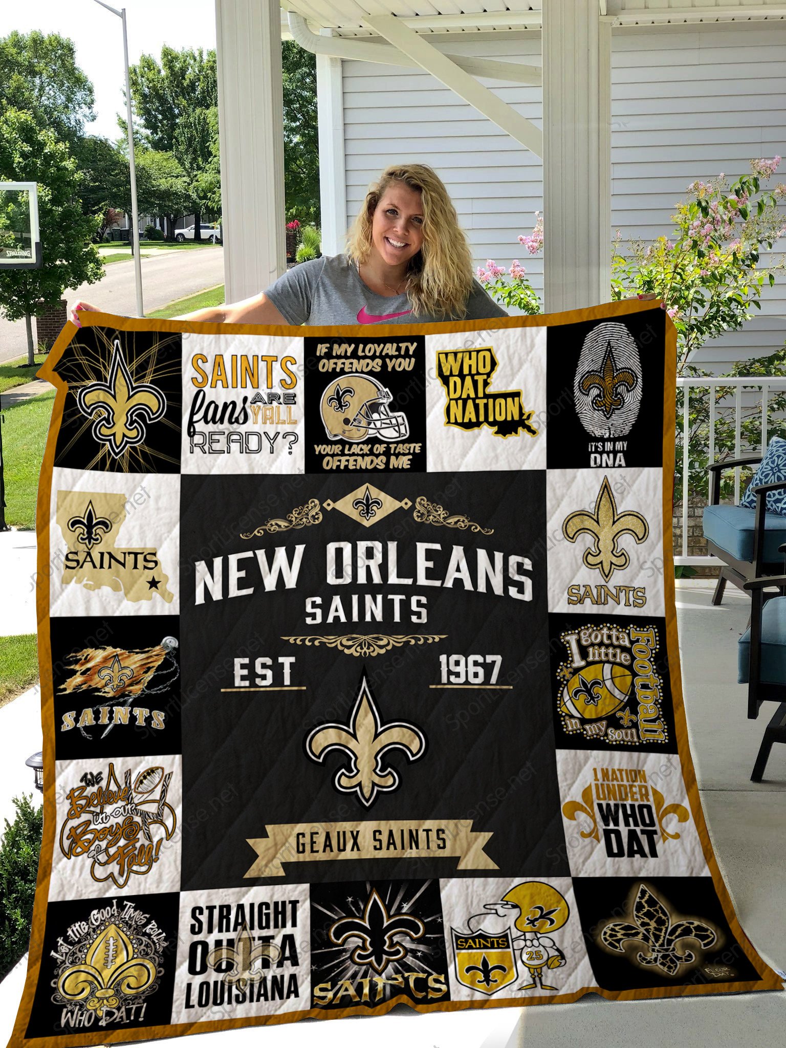 New Orleans Saints Blanket 1 New Orleans Saints Blanket