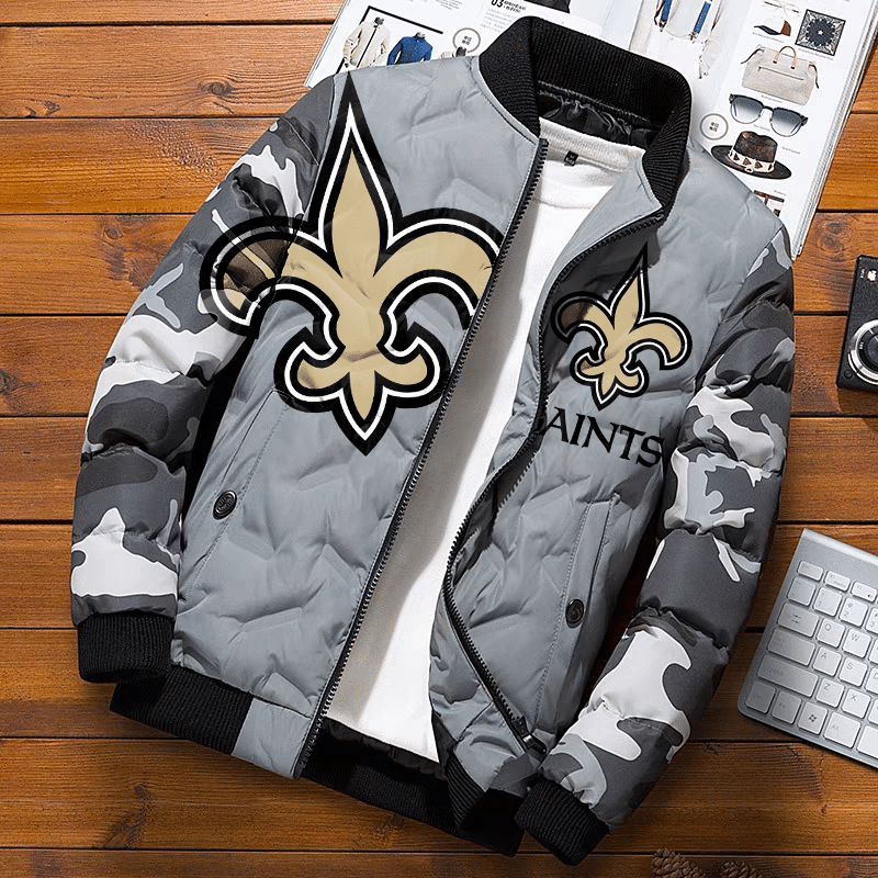 New Orleans Saints Heavy Weight Jacket 1 New Orleans Saints Heavy Weight Jacket