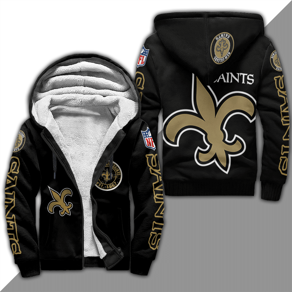 New Orleans Saints Lover Fleece Jacket 1 New Orleans Saints Lover Fleece Jacket