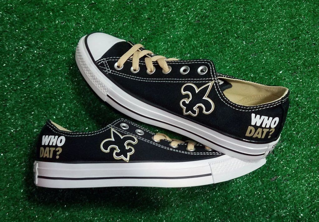 New Orleans Saints Low Top Shoes 1 New Orleans Saints Low Top Shoes