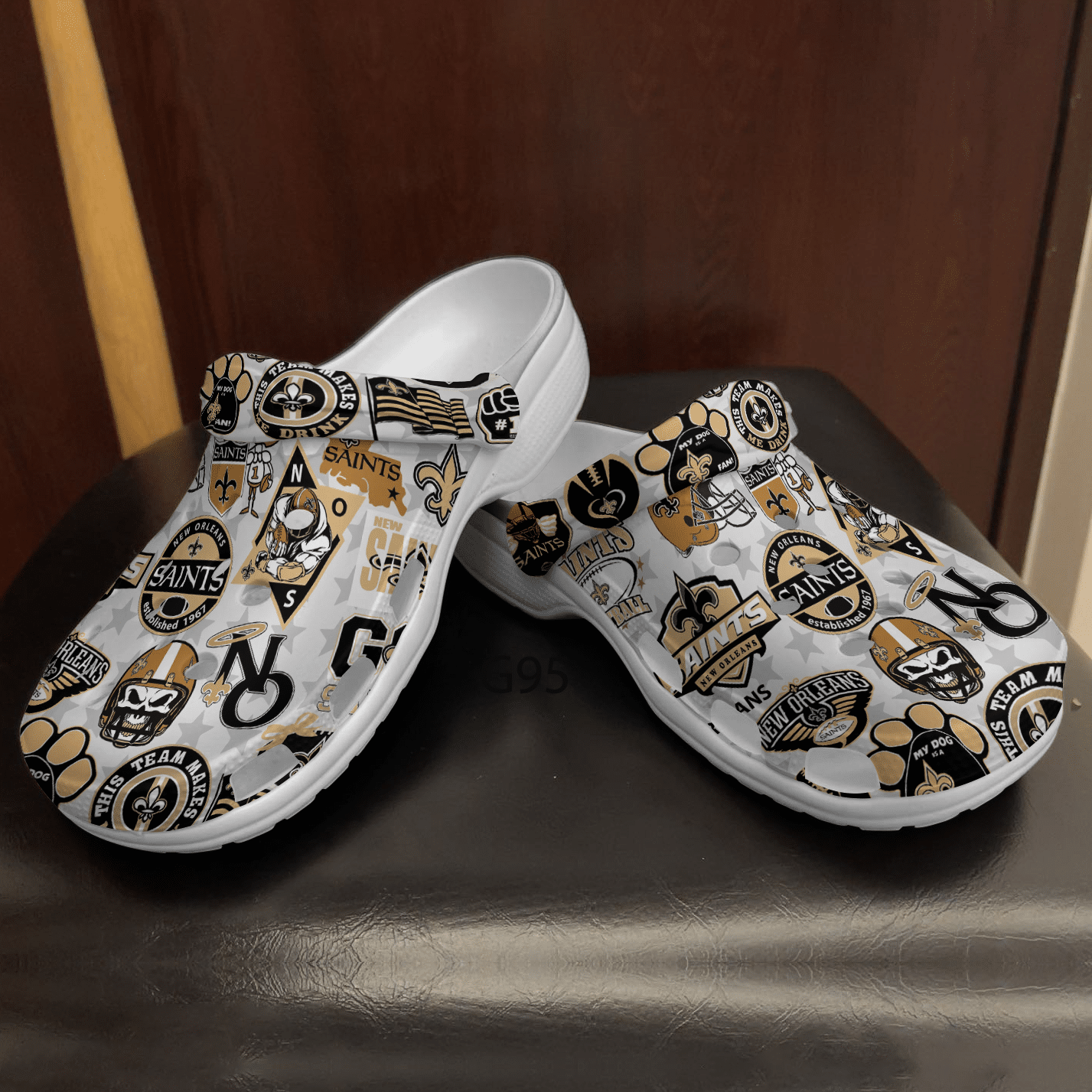 New Orleans Saints Soft Clogs 1 New Orleans Saints Soft Clogs