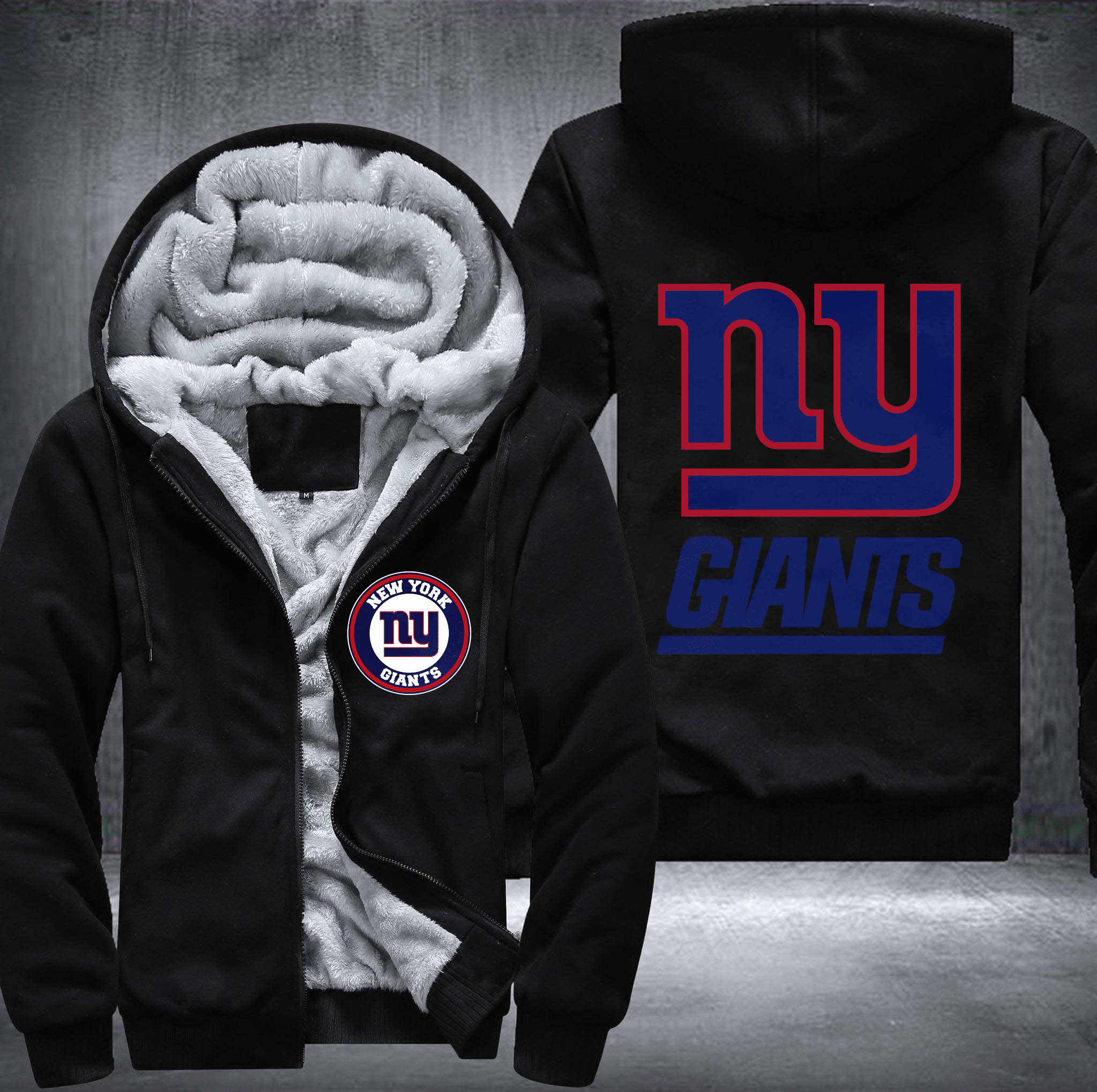 New York Giants Fleece Jacket 1 New York Giants Fleece Jacket