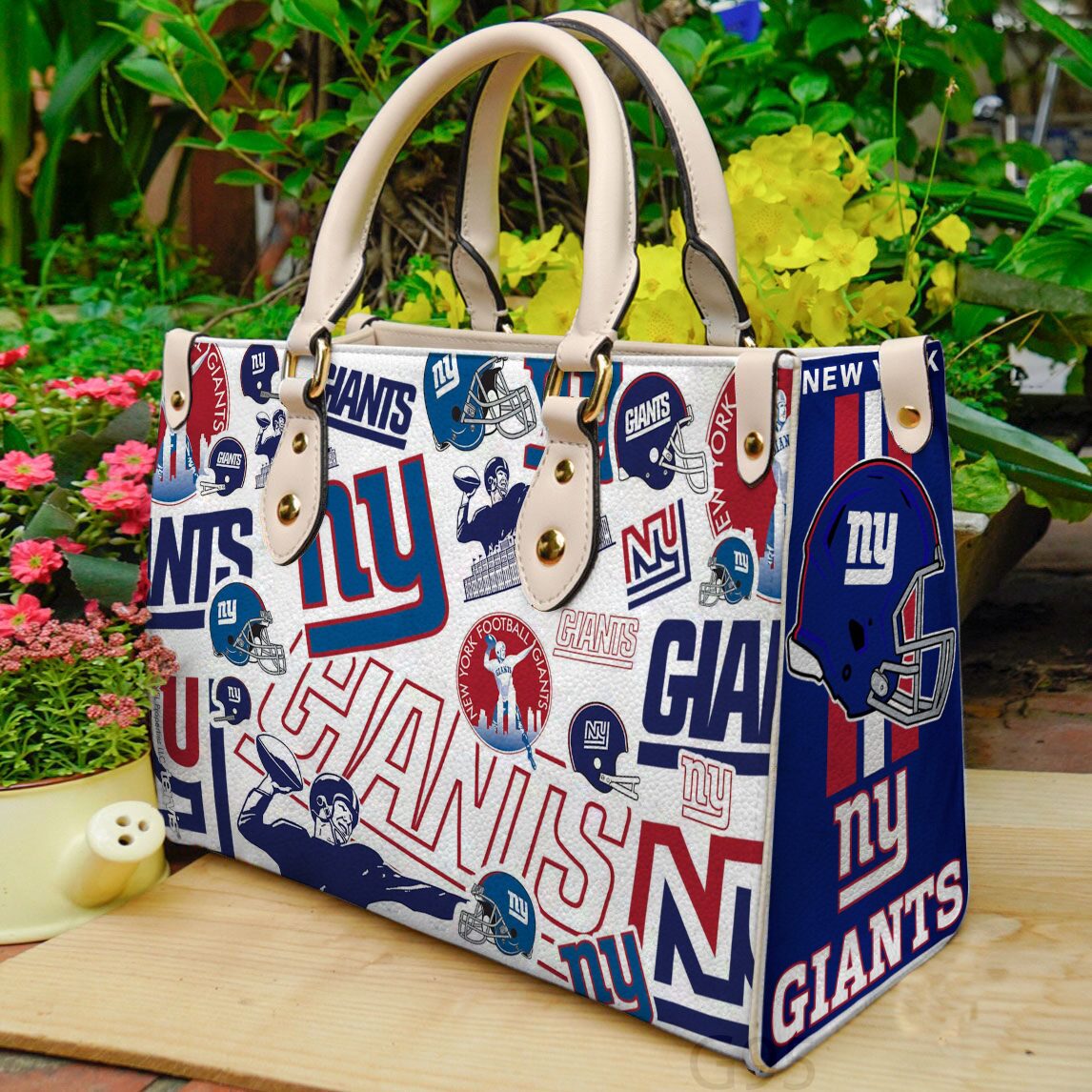New York Giants Leather Handbag 1 New York Giants Leather Handbag