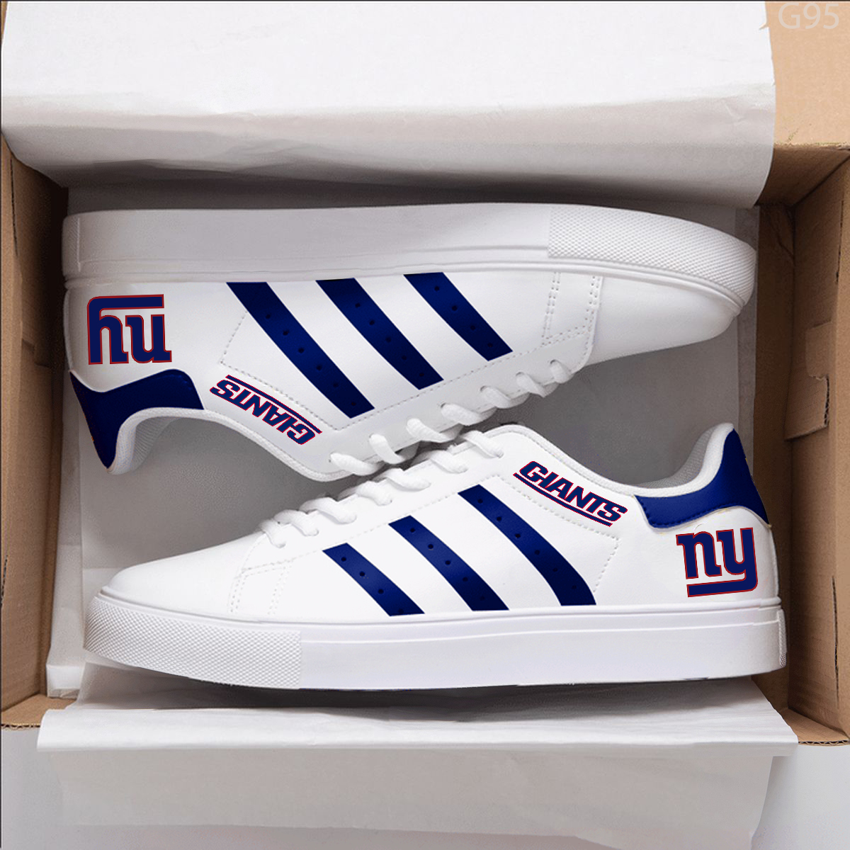 New York Giants Stan Smith Shoes 1 New York Giants Stan Smith Shoes