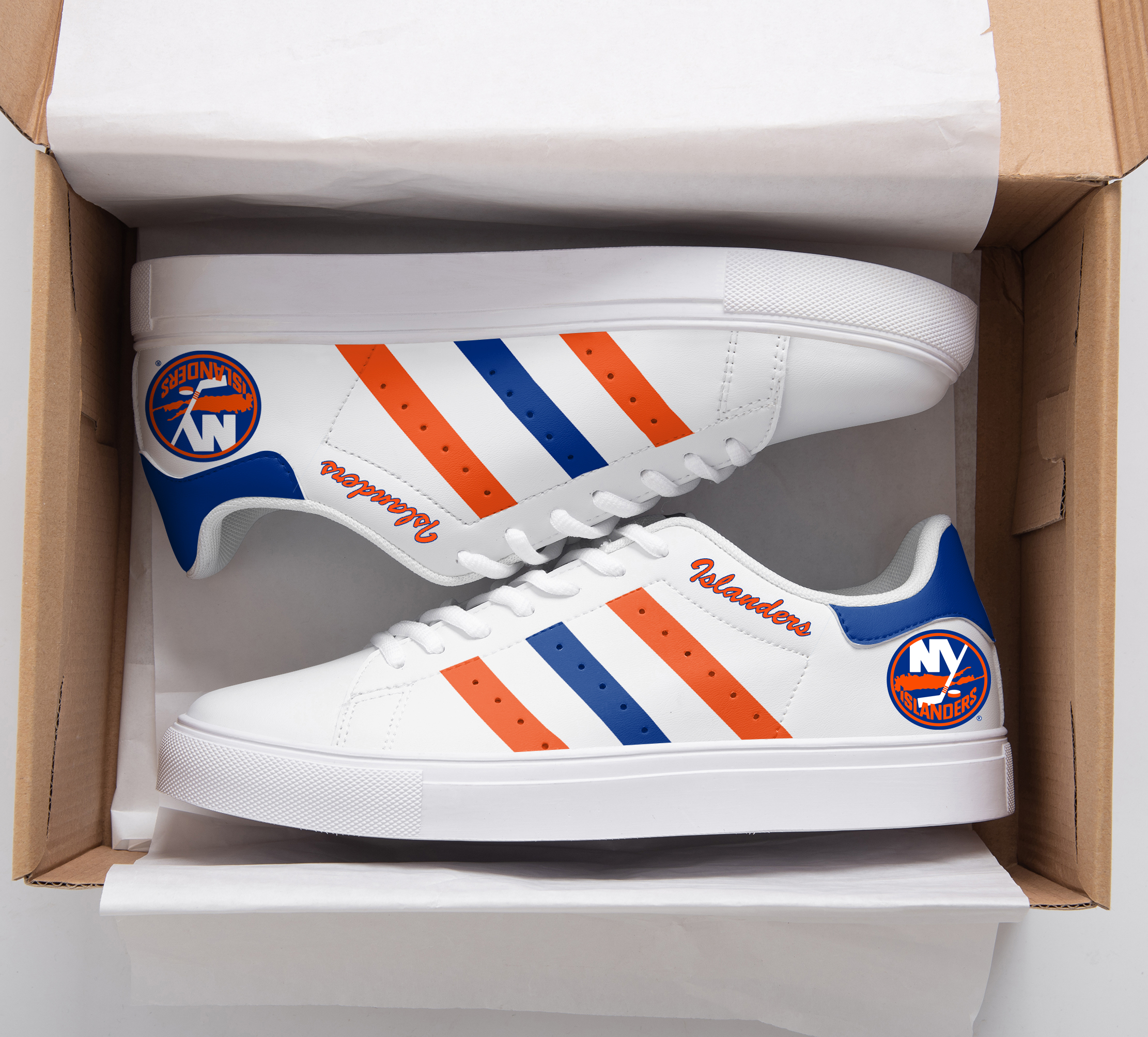 New York Islanders Stan Smith Shoes 1 New York Islanders Stan Smith Shoes