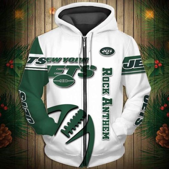 New York Jets 1 Hoodie Zip Hoodie 3D 1 New York Jets 1 Hoodie Zip Hoodie 3D