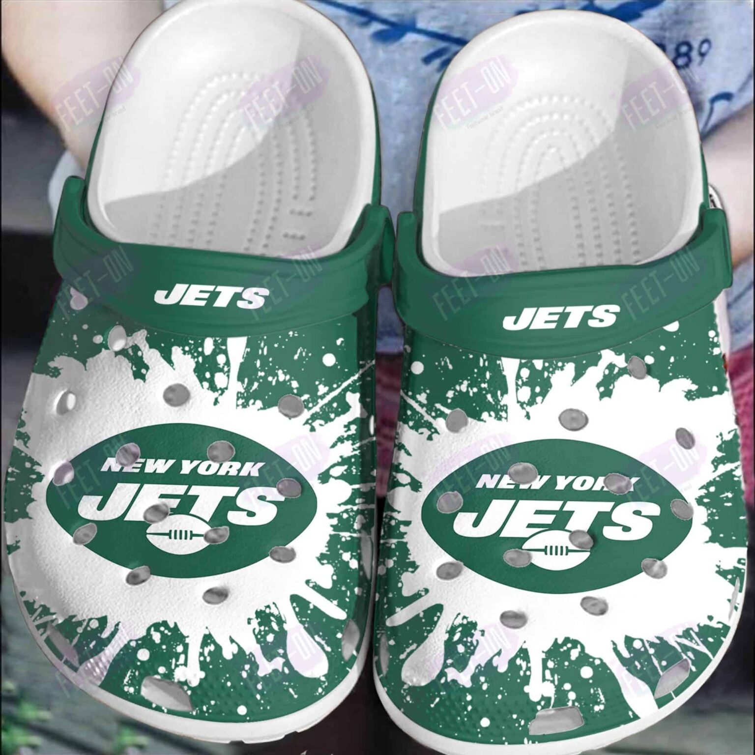 New York Jets Lover Soft Clogs 1 New York Jets Lover Soft Clogs