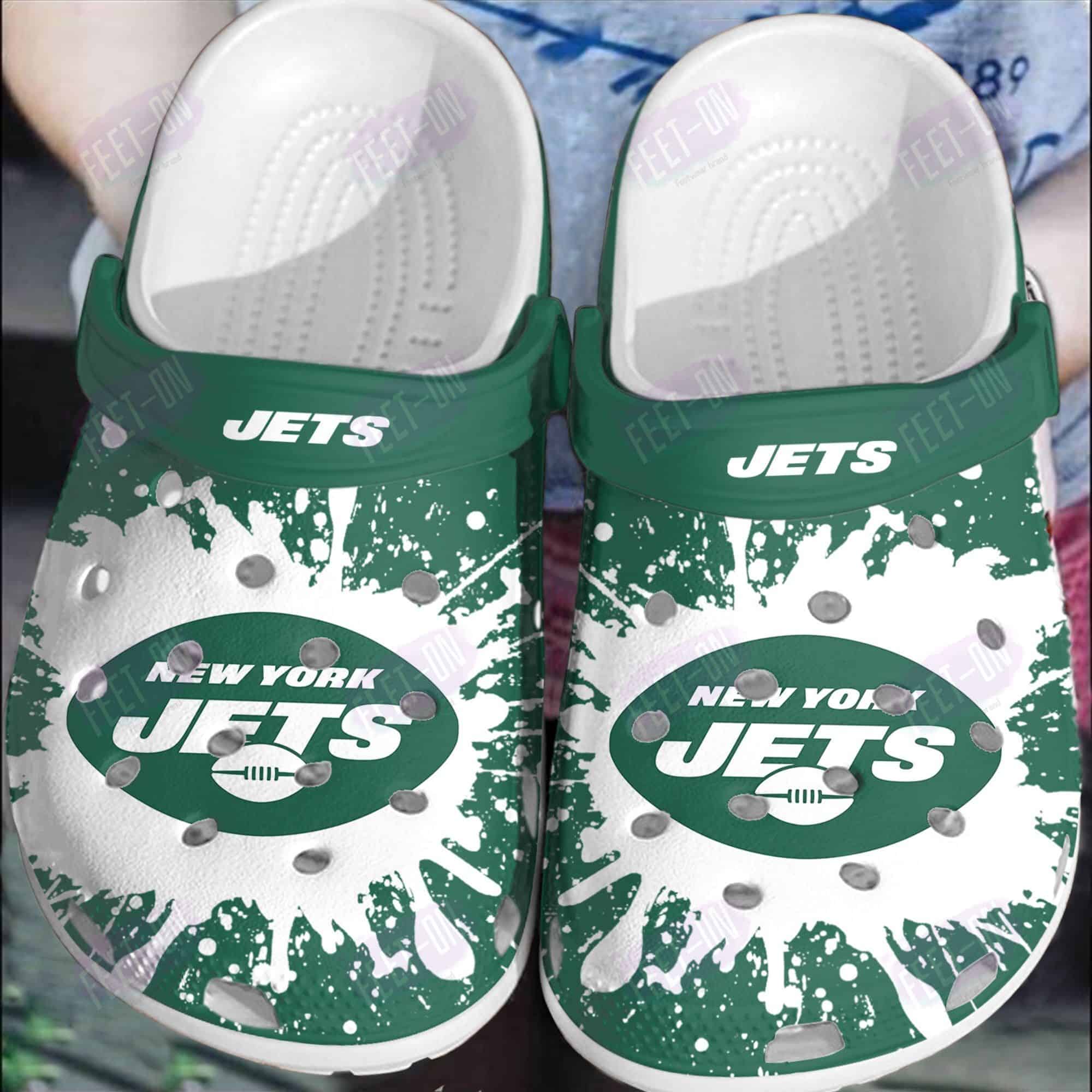 New York Jets Lover Soft Clogs 1 New York Jets Lover Soft Clogs