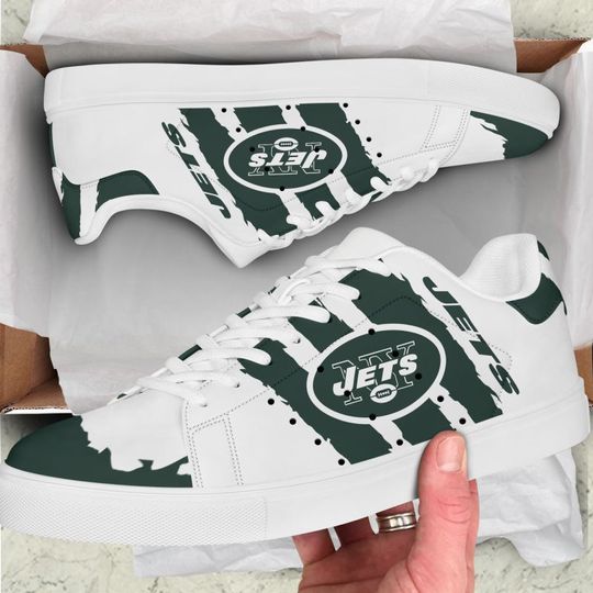 New York Jets Stan Smith Shoes 1 New York Jets Stan Smith Shoes