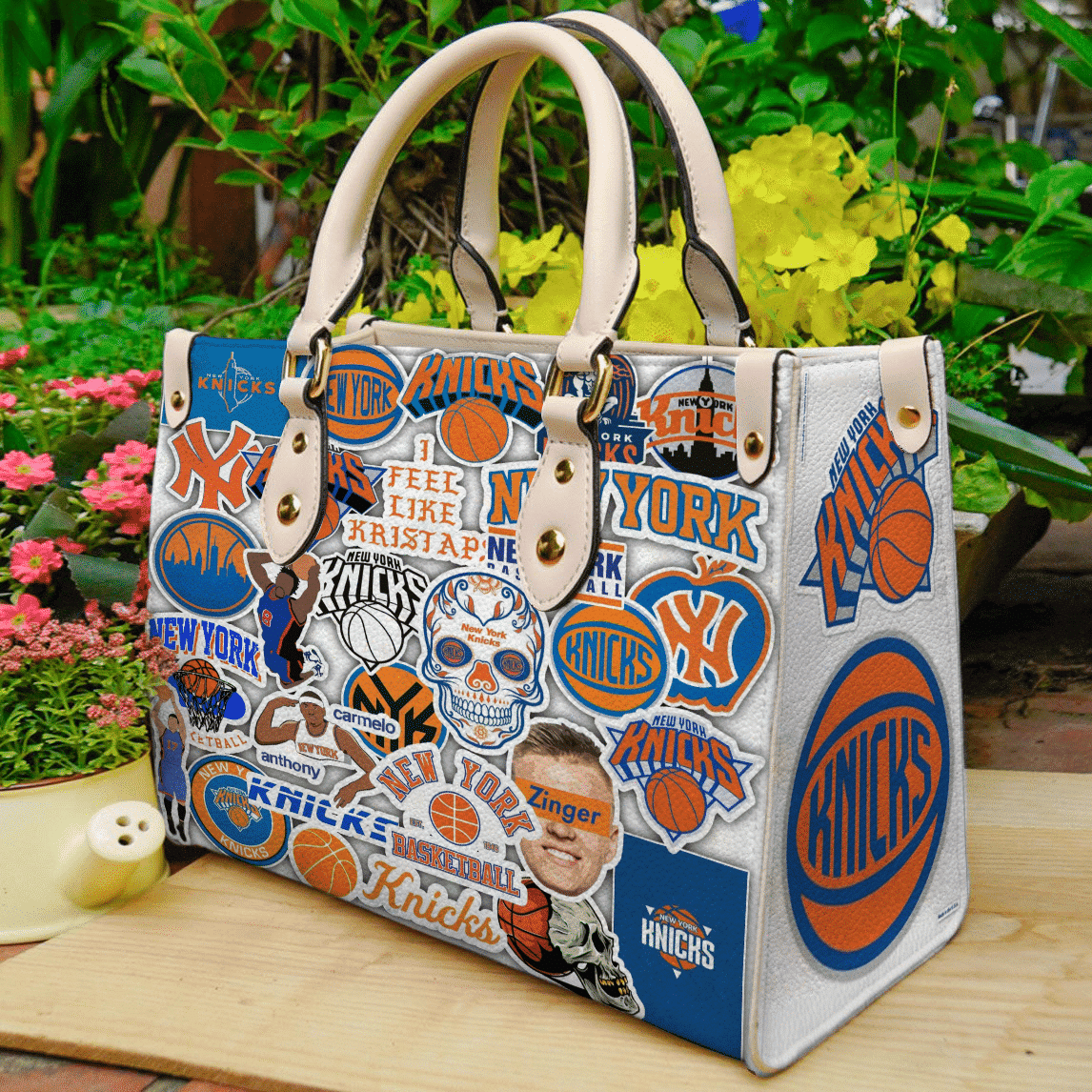 New York Knicks Leather Handbag 1 New York Knicks Leather Handbag