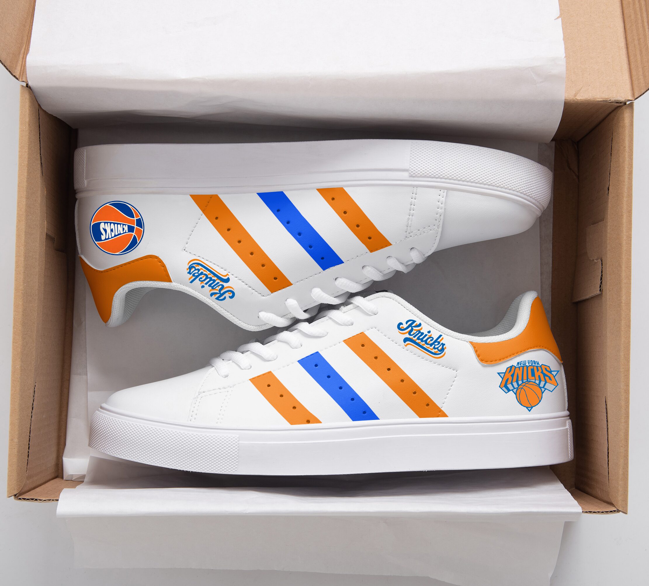 New York Knicks Stan Smith Shoes 1 New York Knicks Stan Smith Shoes