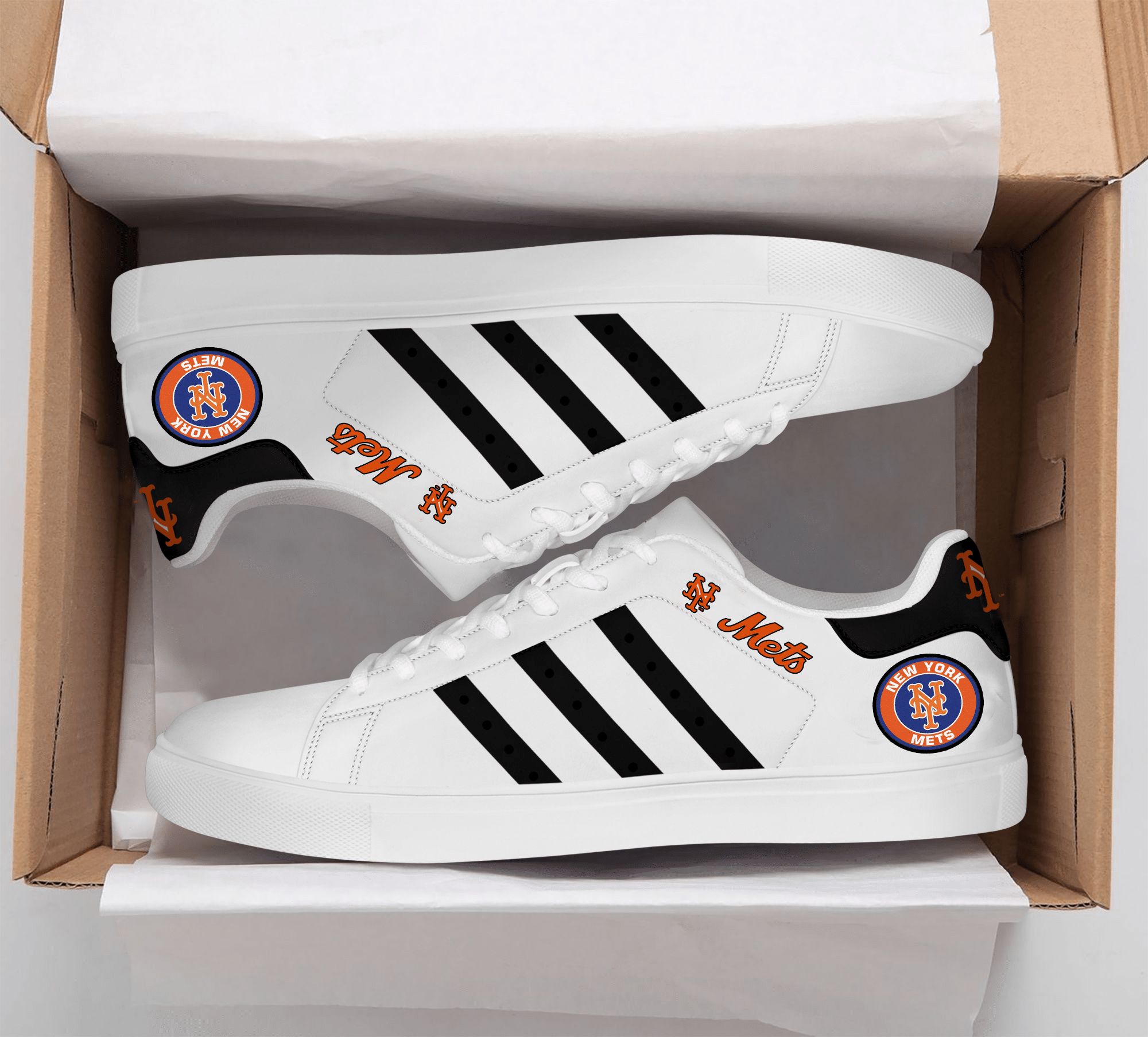 New York Mets 1G Stan Smith Shoes 1 New York Mets 1G Stan Smith Shoes