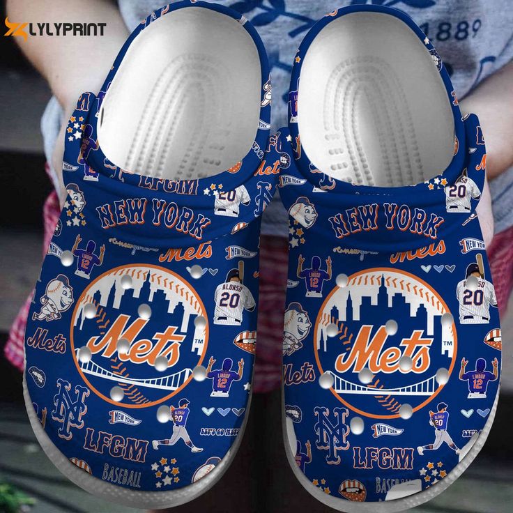 New York Mets Soft Clogs 1 New York Mets Soft Clogs