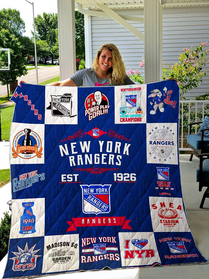 New York Rangers Blanket 1 New York Rangers Blanket